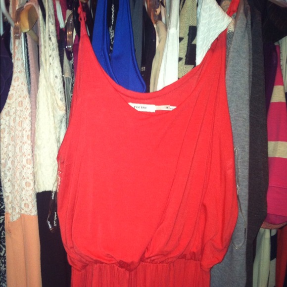 🚫SOLD🚫Coral Maxi Dress - Picture 2 of 4