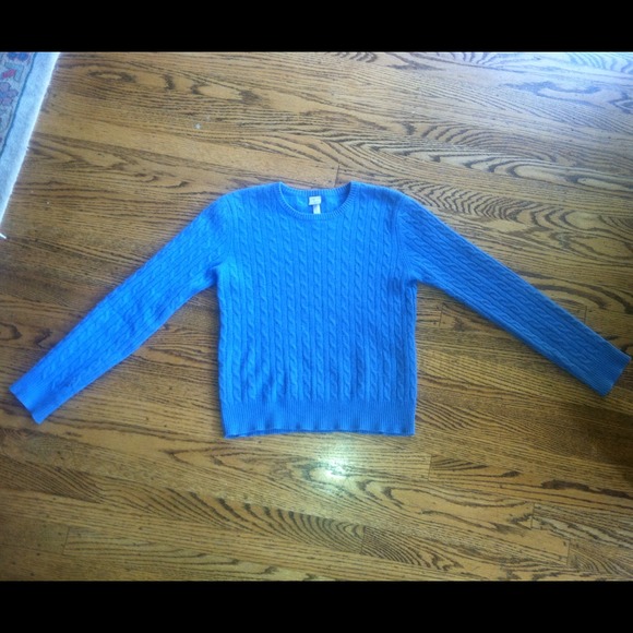 Blue cashmere sweater - Picture 2 of 4