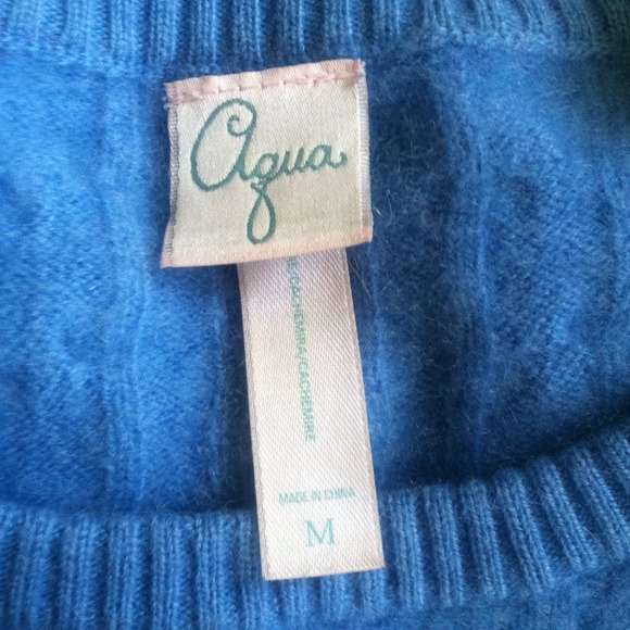 Blue cashmere sweater - Picture 3 of 4