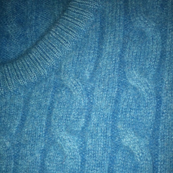 Blue cashmere sweater - Picture 4 of 4