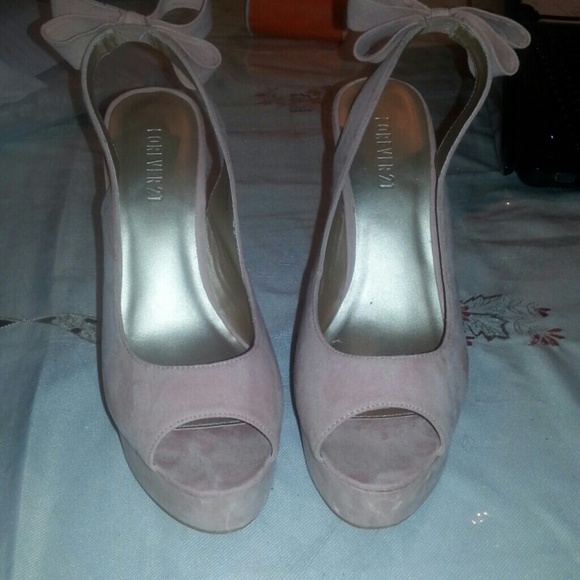 Blush colored heels