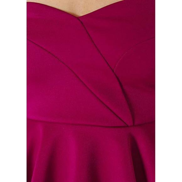 Pink Peplum Tube Top - Picture 3 of 3