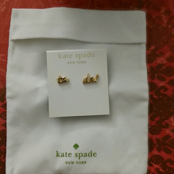 Kate Spade earrings NWT