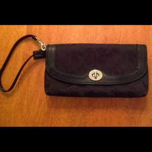 Coach Large Wristlet Reduced from $50