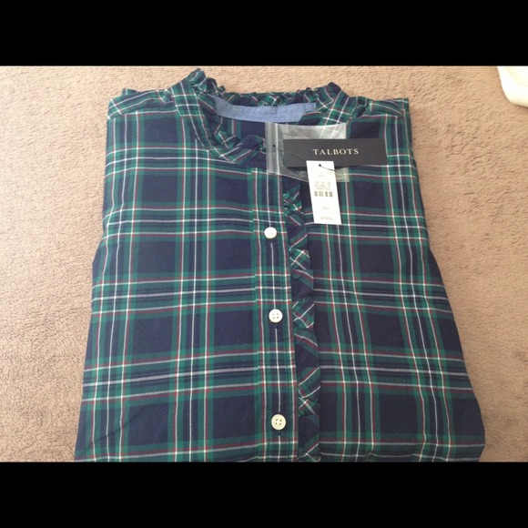 Talbots plaid shirt.  Brand new...never worn