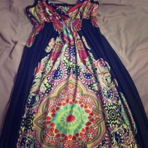 Floor length flowey dress