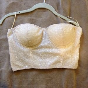 Cropped bustier