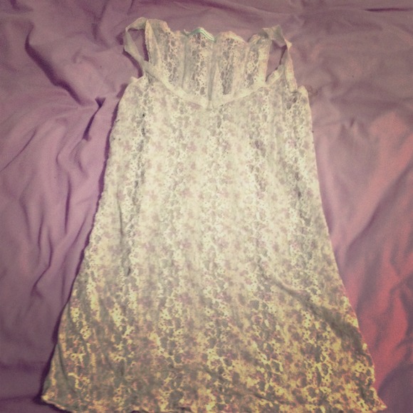 Lace tank top