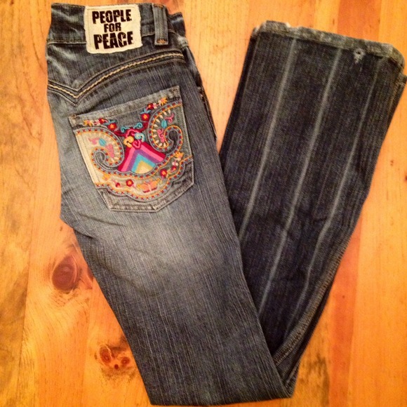 people for peace jeans