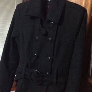 Black dress coat