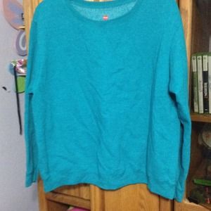 Teal sweater