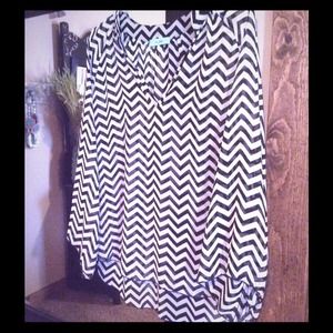 Black & White Chevron Tunic