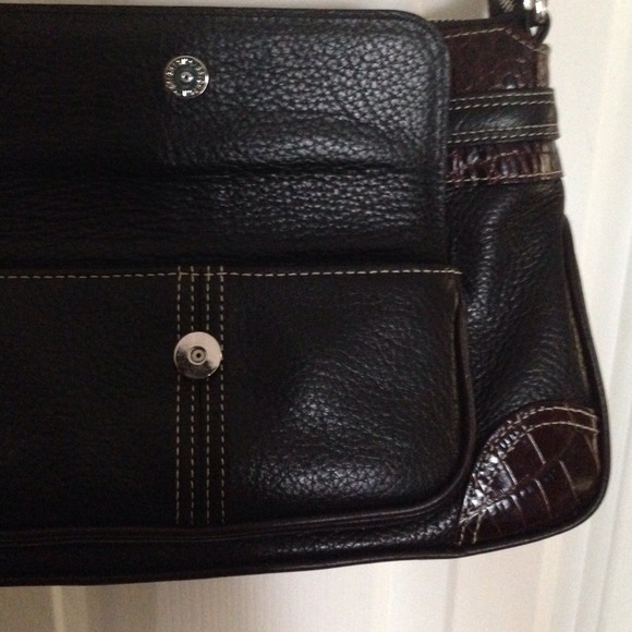 Black and brown Brighton shoulder bag - Picture 2 of 4