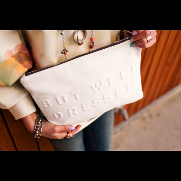 Leather Pouch "Stressed, But Well Dressed"