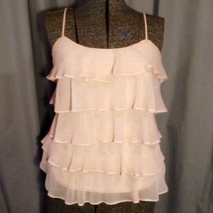 Candie's Pink Ruffle Top - Like New!
