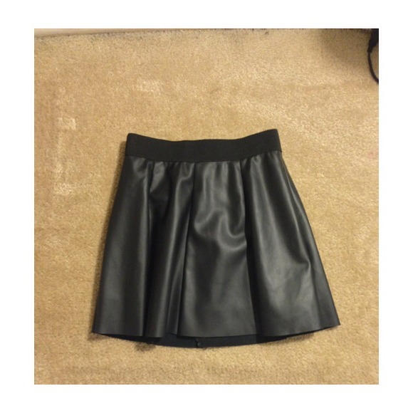 Pleather skirt