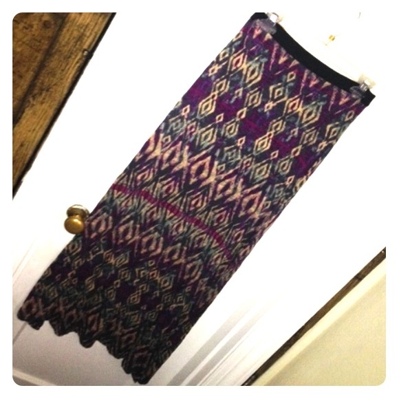 Free people maxi skirt