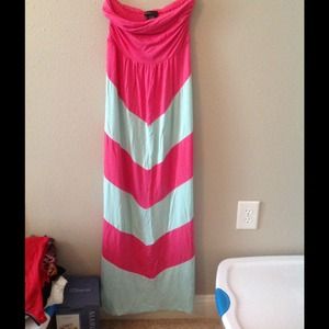 Brand new chevron maxi dress