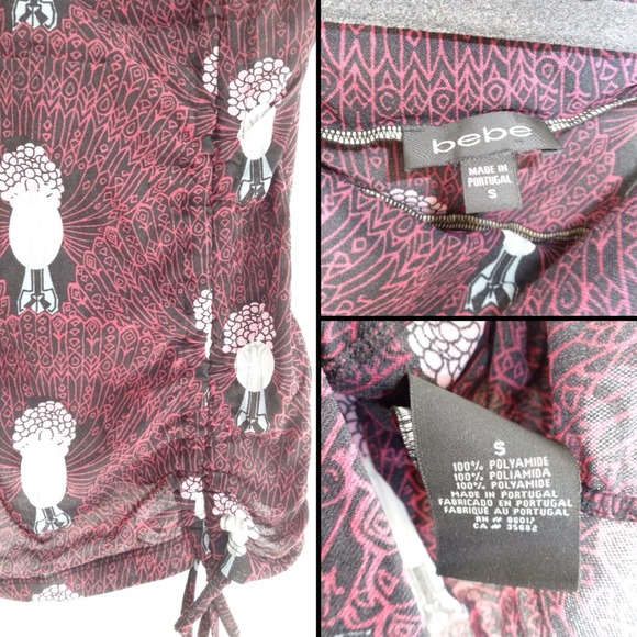 Bebe asymmetrical cinch top - Picture 3 of 3