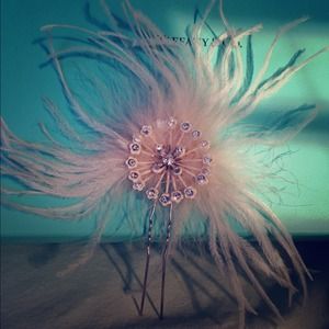 Debra Moreland is Paris- bridal hair piece