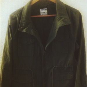 Green army jacket