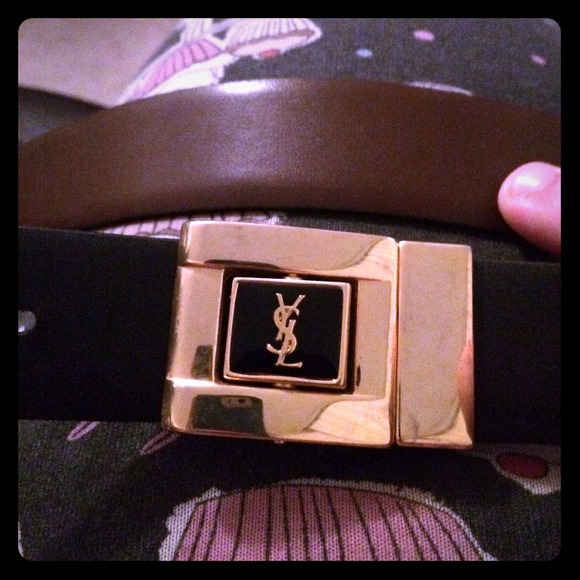 Reversible Yves Saint Laurent belt