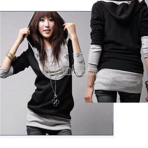Brand new cute 2 tone shirt