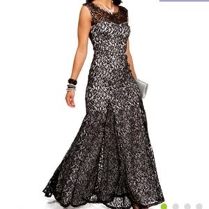 Black and white Prom dress brand new