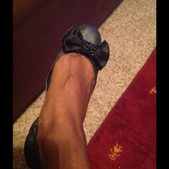 Nina "Norway" Foldable Black Ballet Flats 8.5M