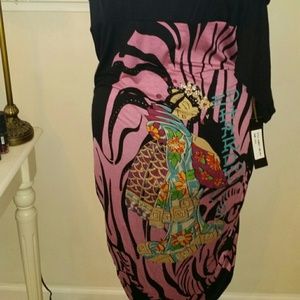Ed hardy geisha dress from torrid