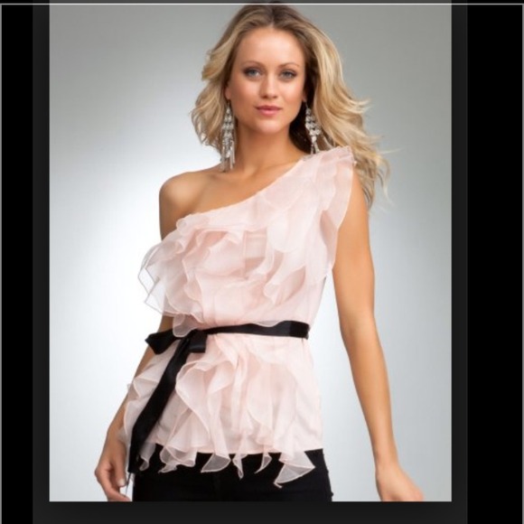 Bebe ruffle blouse