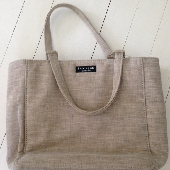 Kate spade linen tote