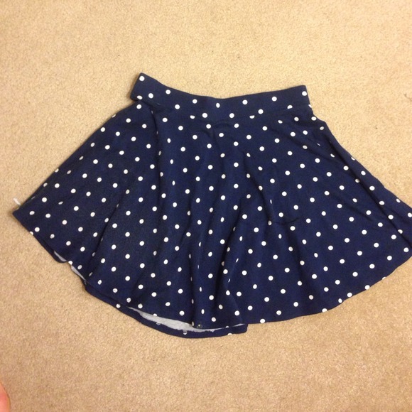 Forever 21 polka dot skater skirt
