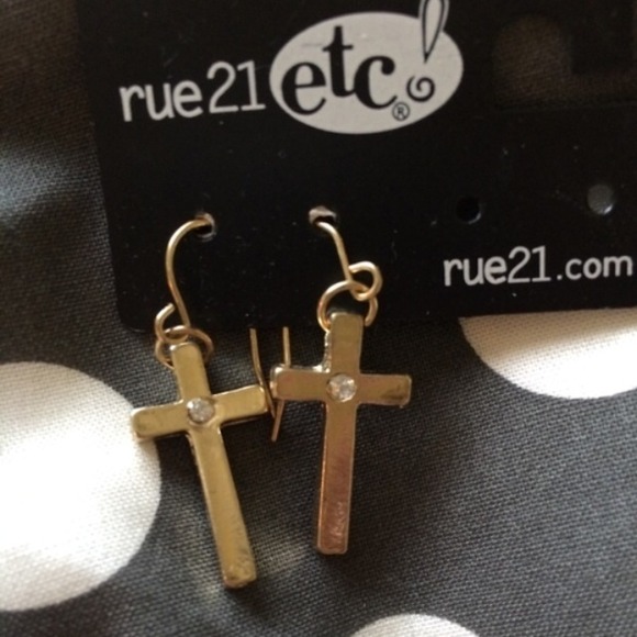 Cross earrings