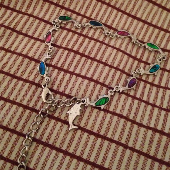 Dolphin anklet