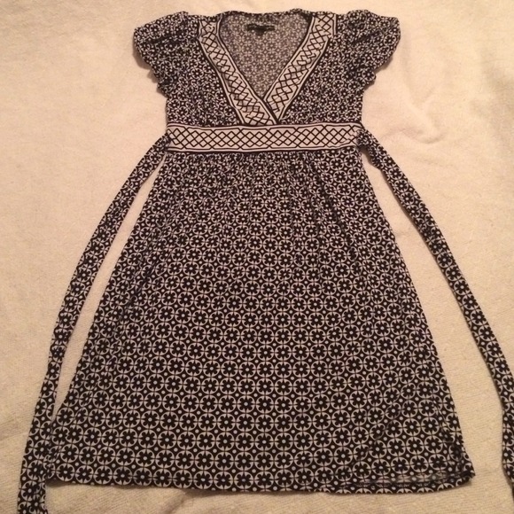 Black and white dress