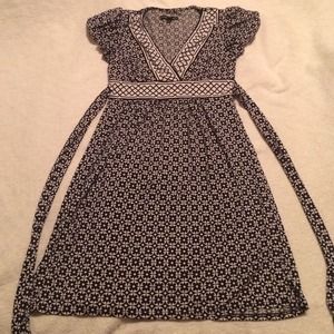 Black and white dress