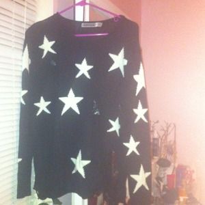 Ripped Star Sweater