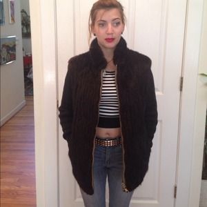 Custom Mink Reversible Vest