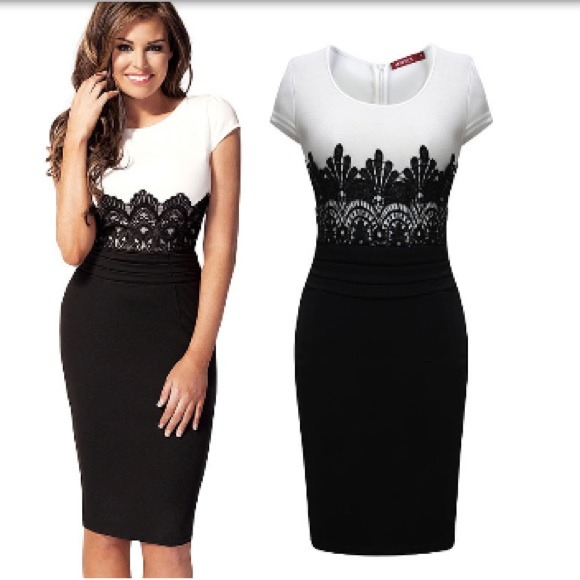 Lace Midi Dress.