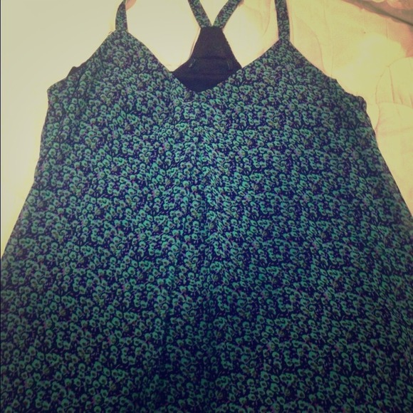 Floral Tank, comfy spaghetti strap