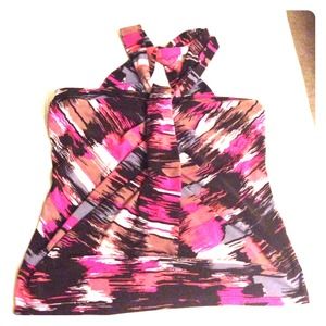 The limited halter spring blouse