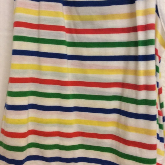❌Sold on vinted❌Rainbow stripped crop top - Picture 3 of 3