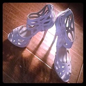 Charlotte Russe Back Zip High Heels