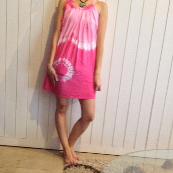 handmade Dresses & Skirts - Hold! Little tie dye flowy dress from Bali