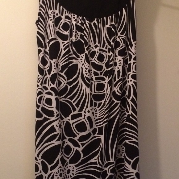 Black and white printed dress - Picture 2 of 2