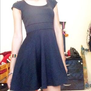 Black Skater Dress