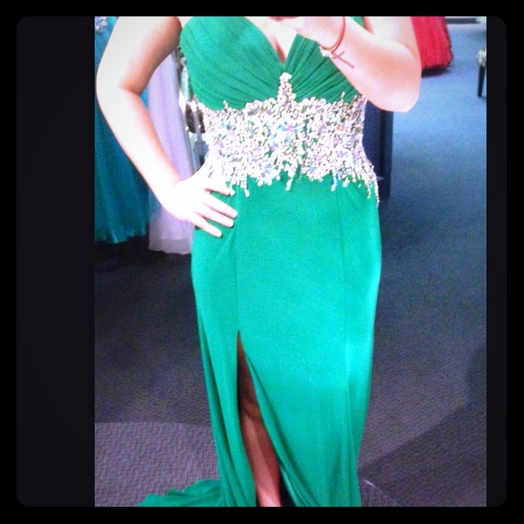 Jovani Dress worn once when tried one. - Picture 1 of 3