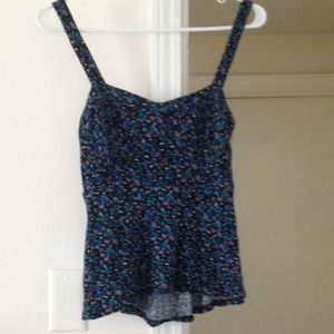 Floral tank top// Pacsun