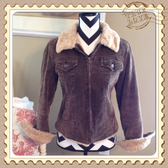 Arizona Jean Company Jackets & Blazers - Brown corduroy jacket
